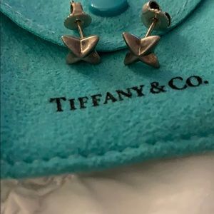 Jewelry - Tiffany and Co sterling silver X earring Jewelry - Tiffany and Co sterling silver X earring